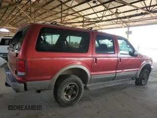 2000 Ford Excursion Limited с VIN 1FMNU43S8YEA45745, выставлен на аукционе Copart как лот 60571565 с пробегом 155 501 миль миль и Чистый • Clean title. История ставок и продаж доступна на DreamBid. Изображение 3.