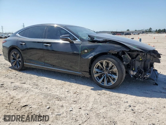 2018 Lexus LS 500 z VIN JTHB51FF6J5000356, wystawiony jako Copart lot #56917685 z przebiegiem 27 590 mil mil oraz Tytuł czysty. Historia ofert i sprzedaży dostępna na DreamBid. Obrazek 4.