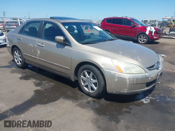 2003 Honda Accord EX z VIN 1HGCM66523A023920, wystawiony jako IAAI lot #42339108 z przebiegiem 165 553 mil mil oraz . Historia ofert i sprzedaży dostępna na DreamBid. Obrazek 1.