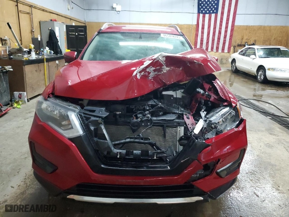 2017 Nissan Rogue SL with VIN JN8AT2MV2HW260832, listed as a Copart auction lot 46589695 with 89,698 mi miles and Clean Title. Bid and sale history available at carsss.com. Image 5.
