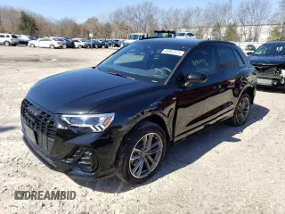 2022 Audi Q3 S line Premium Plus with VIN WA1EECF36N1148238, listed as a Copart auction lot 46962973 with 2,656 mi miles. Bid and sale history available at carsss.com. Image 1.