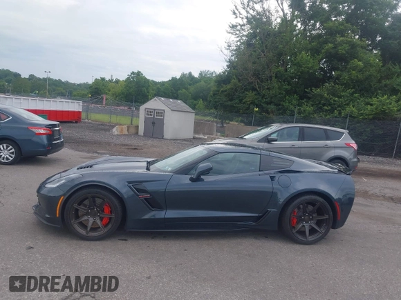 2019 Chevrolet Corvette Grand Sport 2LT with VIN 1G1YY2D7XK5117033, listed as a IAAI auction lot 42702384 with 11,994 mi miles and . Bid and sale history available at DreamBid. Image 14.