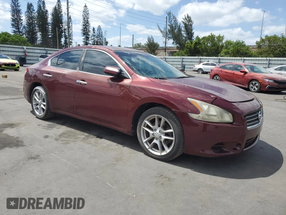 2009 Nissan Maxima SV with VIN 1N4AA51E59C809603, listed as a Copart auction lot 54609295 with 210,603 mi miles and Clean Title. Bid and sale history available at DreamBid. Image 4.