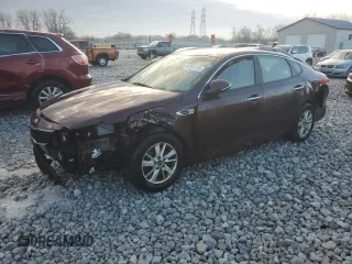 2016 Kia Optima LX with VIN 5XXGT4L35GG120792, listed as a Copart auction lot 46701615 with 90,335 mi miles and Salvage title. Bid and sale history available at DreamBid. Image 1.