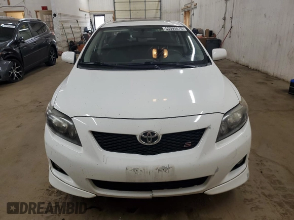 2010 Toyota Corolla with VIN 2T1BU4EE1AC447615, listed as a Copart auction lot 53095075 with 103,500 mi miles and Salvage Title. Bid and sale history available at carsss.com. Image 5.