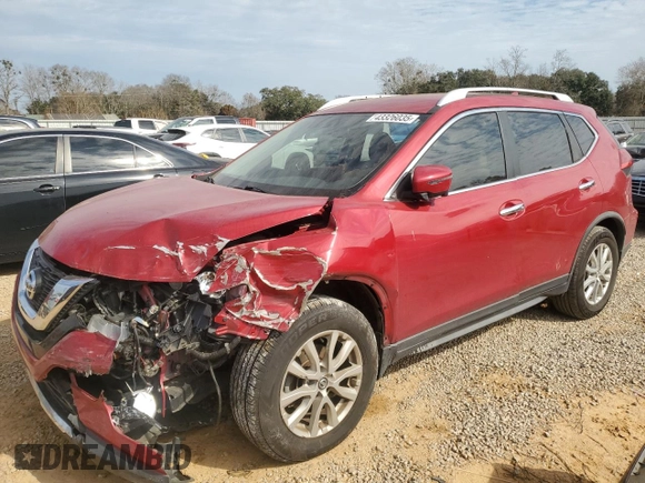 2017 Nissan Rogue S with VIN JN8AT2MT6HW393849, listed as a Copart auction lot 43326035 with 81,459 mi miles and Salvage Title. Bid and sale history available at carsss.com. Image 1.