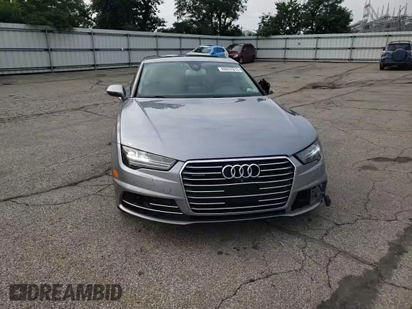 2017 Audi A7 Premium Plus with VIN WAUW2AFC7HN076600, listed as a Copart auction lot 60037813 with 93,547 mi miles. Bid and sale history available at carsss.com. Image 11.