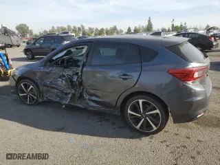 2022 Subaru Impreza Sport with VIN 4S3GTAM63N3712227, listed as a Copart auction lot 86365094 with 82,639 mi miles and Salvage Title. Bid and sale history available at carsss.com. Image 2.
