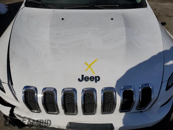 2016 Jeep Cherokee Sport z VIN 1C4PJLAB5GW184503, wystawiony jako Copart lot #87721055 z przebiegiem 107 629 mil mil oraz Szkoda całkowita • Salvage title. Historia ofert i sprzedaży dostępna na DreamBid. Obrazek 11.
