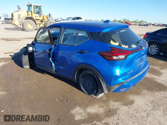 2023 Nissan Kicks S with VIN 3N1CP5BV6PL511307, listed as a IAAI auction lot 40763948 with 1 mi miles. Bid and sale history available at carsss.com. Image 3.