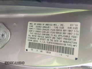 2011 Acura RDX z VIN 5J8TB1H29BA000158, wystawiony jako IAAI lot #42433870 z przebiegiem 196 666 mil mil oraz . Historia ofert i sprzedaży dostępna na DreamBid. Obrazek 9.