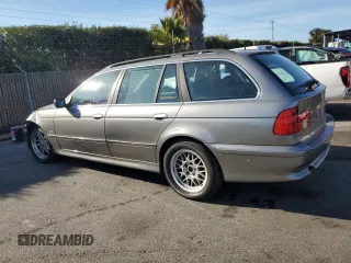 2002 BMW 5 Series 525iAT with VIN WBADS434X2GE10428, listed as a Copart auction lot 78684644 with 183,737 mi miles and Salvage Title. Bid and sale history available at carsss.com. Image 2.