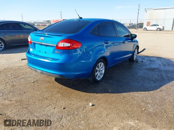 2012 Ford Fiesta SE with VIN 3FADP4BJ2CM115295, listed as a IAAI auction lot 41609949 with Not Provided miles. Bid and sale history available at carsss.com. Image 4.