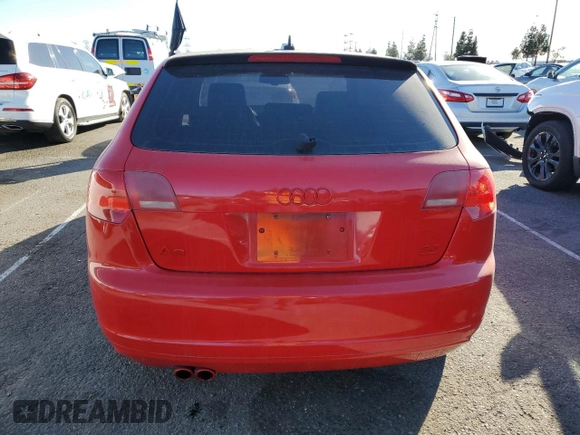 2006 Audi A3 S-Line with VIN WAUKD78PX6A077286, listed as a Copart auction lot 87889965 with 118,899 mi miles and Clean Title. Bid and sale history available at carsss.com. Image 6.