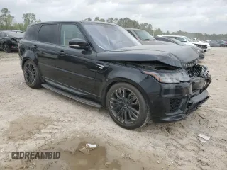 2019 Land Rover Range Rover Sport HSE with VIN SALWR2RV9KA833571, listed as a Copart auction lot 51387475 with 55,937 mi miles and Salvage title. Bid and sale history available at DreamBid. Image 4.