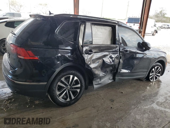 2024 Volkswagen Tiguan S с VIN 3VVRB7AX8RM202635, выставлен на аукционе Copart как лот 54841155 с пробегом Не указан миль и На запчасти • Non repairable. История ставок и продаж доступна на DreamBid. Изображение 3.