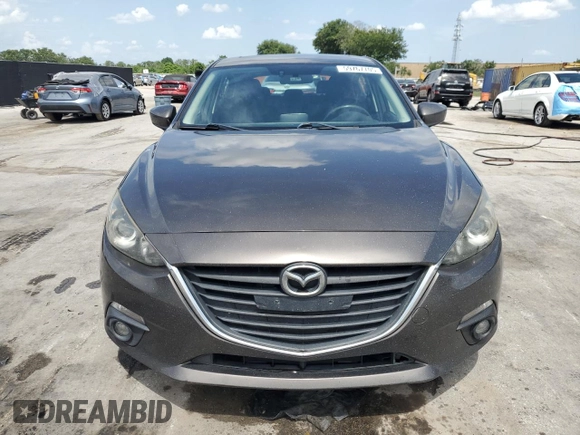 2014 Mazda 3 i Touring with VIN JM1BM1L71E1181056, listed as a Copart auction lot 59767705 with 129,447 mi miles and Salvage title. Bid and sale history available at DreamBid. Image 5.