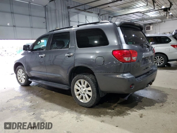 2012 Toyota Sequoia Platinum with VIN 5TDDY5G10CS061713, listed as a Copart auction lot 83435424 with 246,330 mi miles and Salvage Title. Bid and sale history available at carsss.com. Image 2.