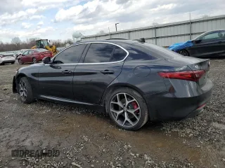2021 Alfa Romeo Giulia Ti with VIN ZARFANBNXM7641463, listed as a Copart auction lot 42872425 with 47,471 mi miles and Salvage title. Bid and sale history available at DreamBid. Image 2.