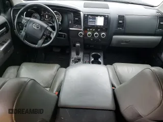 2020 Toyota Sequoia Limited with VIN 5TDKY5G12LS074213, listed as a Copart auction lot 80369414 with 92,114 mi miles and Salvage Title. Bid and sale history available at carsss.com. Image 8.