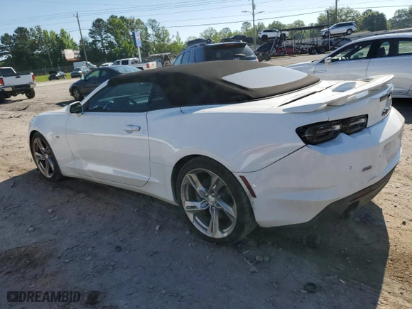 2019 Chevrolet Camaro 2SS with VIN 1G1FH3D74K0129768, listed as a Copart auction lot 58013964 with 52,531 mi miles and Salvage Title. Bid and sale history available at carsss.com. Image 2.