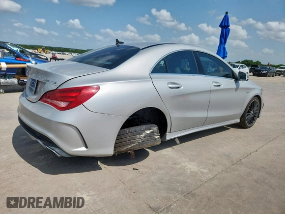2014 Mercedes-Benz CLA 45 AMG with VIN WDDSJ5CB5EN082095, listed as a Copart auction lot 61476765 with 85,129 mi miles and Salvage title. Bid and sale history available at DreamBid. Image 3.