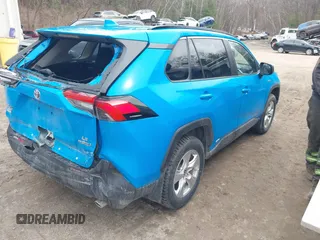2021 Toyota RAV4 Hybrid LE with VIN 4T3L6RFV6MU027790, listed as a IAAI auction lot 41828702 with 63,411 mi miles. Bid and sale history available at carsss.com. Image 4.