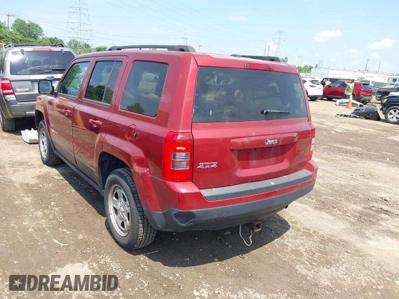 2016 Jeep Patriot Sport with VIN 1C4NJRBB3GD546283, listed as a IAAI auction lot 42599307 with 132,729 mi miles and . Bid and sale history available at DreamBid. Image 3.