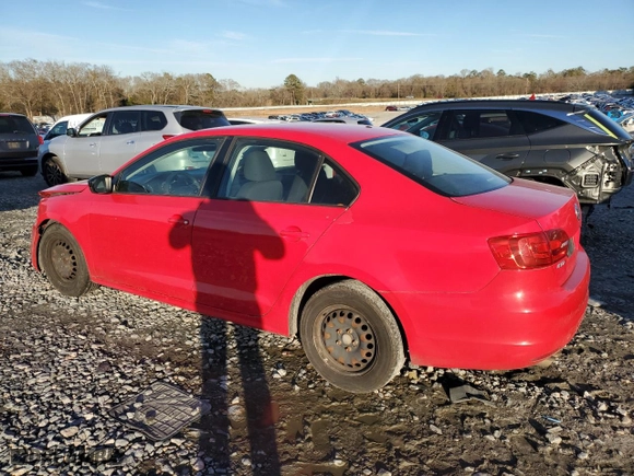 2013 Volkswagen Jetta Sedan S with VIN 3VW2K7AJ8DM370809, listed as a Copart auction lot 41584395 with 173,686 mi miles and Salvage Title. Bid and sale history available at carsss.com. Image 2.