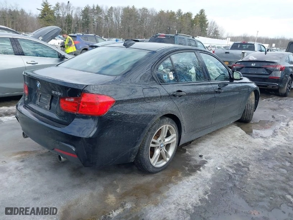 2014 BMW 3 Series 335i xDrive with VIN WBA3B9G57ENR92206, listed as a IAAI auction lot 41649706 with 98,607 mi miles. Bid and sale history available at carsss.com. Image 4.