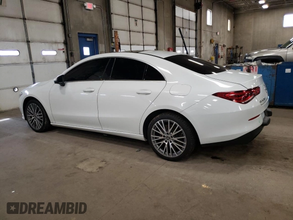 2020 Mercedes-Benz CLA 250 with VIN W1K5J4HB4LN081243, listed as a Copart auction lot 54709405 with 120,716 mi miles and Salvage Title. Bid and sale history available at DreamBid. Image 2.