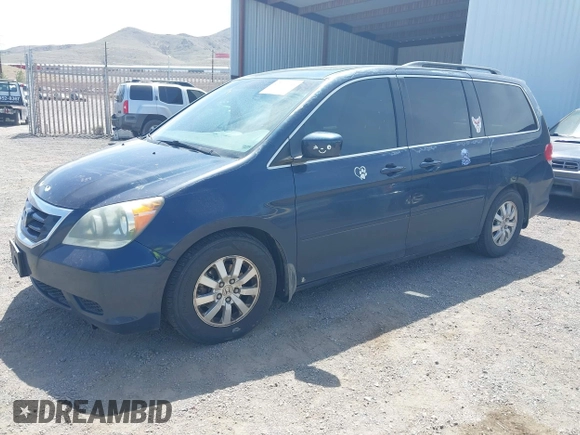 2010 Honda Odyssey EX-L with VIN 5FNRL3H73AB107662, listed as a IAAI auction lot 42107166 with 188,308 mi miles. Bid and sale history available at carsss.com. Image 2.