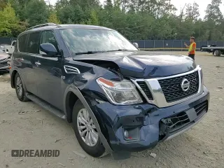 2018 Nissan Armada SV with VIN JN8AY2NC1J9553107, listed as a Copart auction lot 69493074 with 125,054 mi miles and Salvage Title. Bid and sale history available at carsss.com. Image 11.