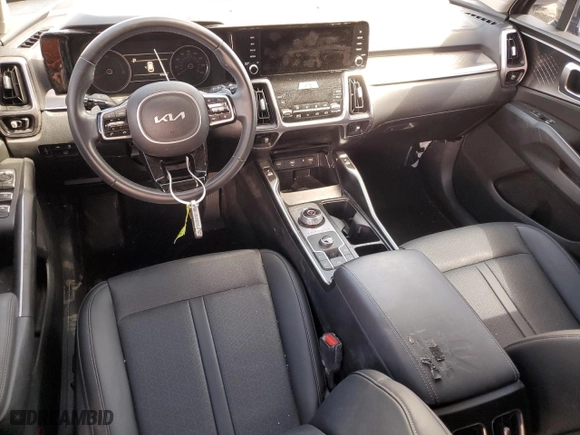 2022 Kia Sorento Hybrid EX with VIN KNDRH4LG6N5103305, listed as a Copart auction lot 48076854 with NaN miles and Salvage Title. Bid and sale history available at carsss.com. Image 8.