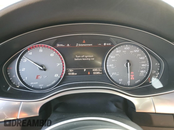 2016 Audi S7 z VIN WAUW2AFC8GN013150, wystawiony jako Copart lot #53048055 z przebiegiem 93 385 mil mil oraz Szkoda całkowita • Salvage title. Historia ofert i sprzedaży dostępna na DreamBid. Obrazek 9.