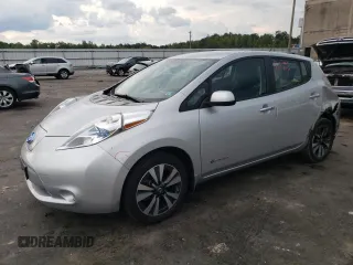 2016 Nissan LEAF S with VIN 1N4BZ0CP1GC311250, listed as a Copart auction lot 63295343 with 43,542 mi miles. Bid and sale history available at carsss.com. Image 1.