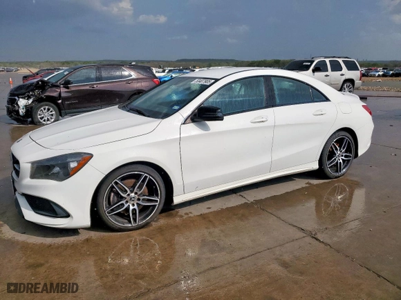 2019 Mercedes-Benz CLA with VIN WDDSJ4EBXKN721879, listed as a Copart auction lot 50407905 with 68,937 mi miles and Salvage Title. Bid and sale history available at carsss.com. Image 1.