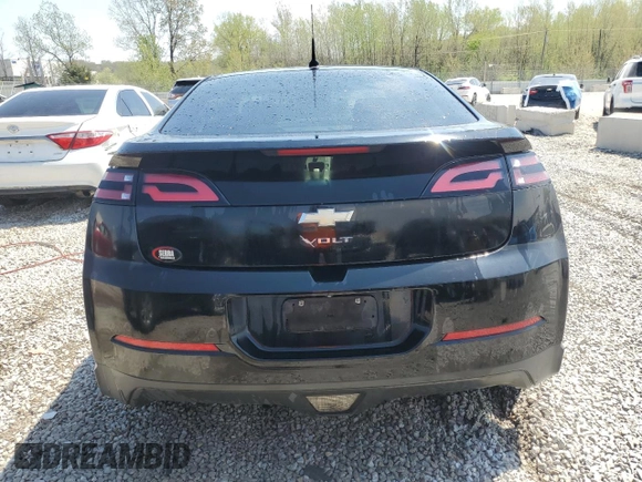 2012 Chevrolet Volt with VIN 1G1RA6E43CU104541, listed as a Copart auction lot 52972705 with 198,673 mi miles and Salvage Title. Bid and sale history available at carsss.com. Image 6.