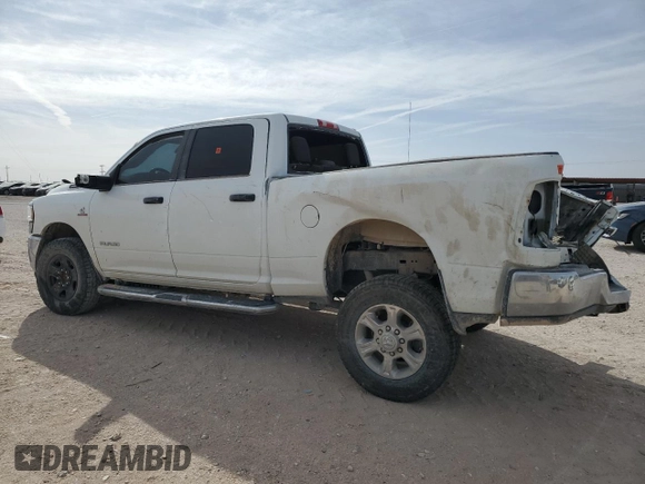 2024 Ram 2500 Big Horn with VIN 3C6UR5DL7RG105949, listed as a Copart auction lot 50240105 with 0 mi miles and Salvage Title. Bid and sale history available at carsss.com. Image 2.