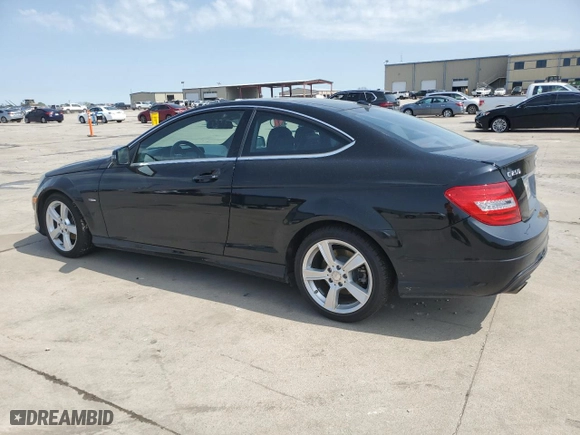 2012 Mercedes-Benz C-Class C 250 with VIN WDDGJ4HB9CF876842, listed as a Copart auction lot 51159315 with 114,548 mi miles and Salvage Title. Bid and sale history available at carsss.com. Image 2.