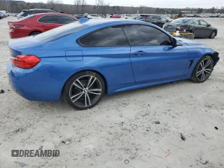 2015 BMW 4 Series 428i with VIN WBA3N3C54FK231999, listed as a Copart auction lot 47919085 with 116,634 mi miles and Salvage Title. Bid and sale history available at DreamBid. Image 3.