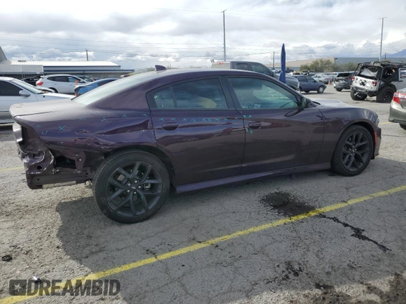 2021 Dodge Charger GT with VIN 2C3CDXHG5MH666630, listed as a Copart auction lot 51008475 with 24,456 mi miles and Salvage Title. Bid and sale history available at DreamBid. Image 3.