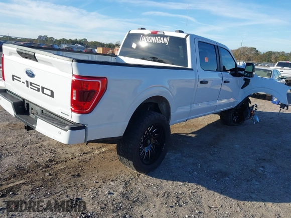 2023 Ford F-150 XL with VIN 1FTFW1E83PFA07321, listed as a IAAI auction lot 41132986 with 25,997 mi miles. Bid and sale history available at carsss.com. Image 4.