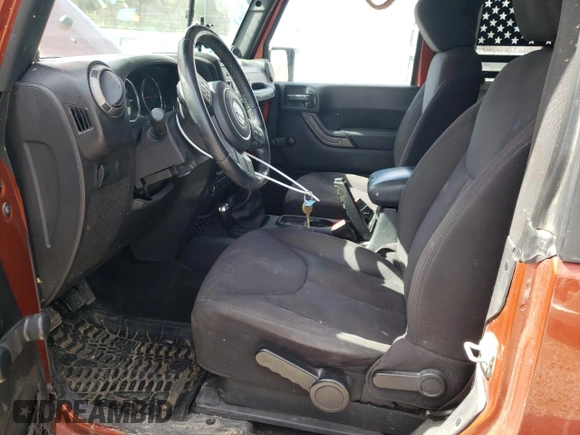 2014 Jeep Wrangler Sport with VIN 1C4AJWAG0EL184815, listed as a Copart auction lot 50307365 with 139,921 mi miles and Salvage title. Bid and sale history available at DreamBid. Image 7.