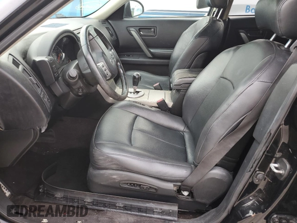 2005 Infiniti FX35 with VIN JNRAS08W95X204141, listed as a Copart auction lot 75446294 with 0 mi miles and Salvage Title. Bid and sale history available at carsss.com. Image 7.