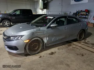 2018 Honda Civic Sedan LX with VIN 2HGFC2F55JH019500, listed as a Copart auction lot 51236715 with 114,852 mi miles and Salvage Title. Bid and sale history available at carsss.com. Image 1.