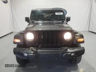 2021 Jeep Wrangler Unlimited Willys Sport with VIN 1C4HJXDN1MW679696, listed as a Copart auction lot 55693923 with 164,749 mi miles and Salvage title. Bid and sale history available at DreamBid. Image 5.