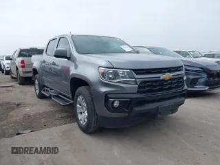 2022 Chevrolet Colorado 2WD LT z VIN 1GCGSCEN1N1316636, wystawiony jako IAAI lot #41915633 z przebiegiem 17 450 mil mil oraz . Historia ofert i sprzedaży dostępna na DreamBid. Obrazek 1.