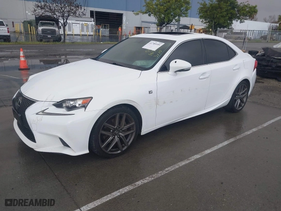 2015 Lexus IS 250 with VIN JTHBF1D21F5072389, listed as a IAAI auction lot 41789185 with 133196 miles. Bid and sale history available at carsss.com. Image 17.