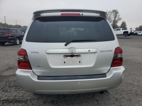 2007 Toyota Highlander with VIN JTEHD21A770047901, listed as a Copart auction lot 76040194 with 126,226 mi miles and Salvage Title. Bid and sale history available at carsss.com. Image 6.